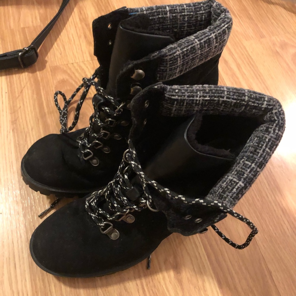 High Black booties